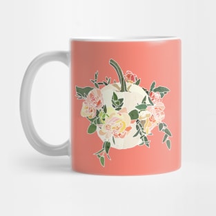 Floral Pumpkin Mug